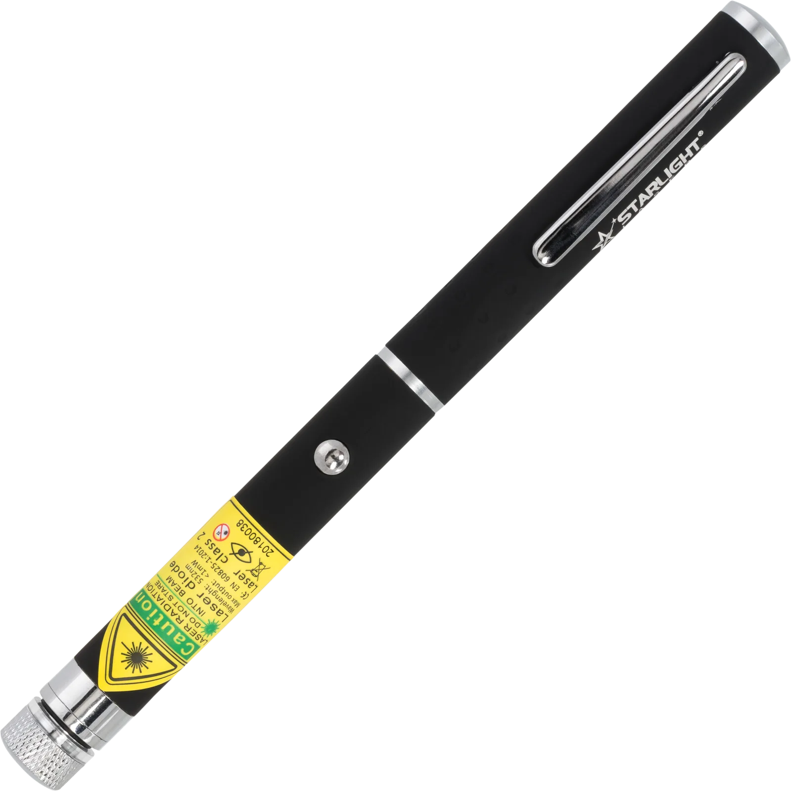 X2 groene laserpen met patroondop voor figuren en een groene stip