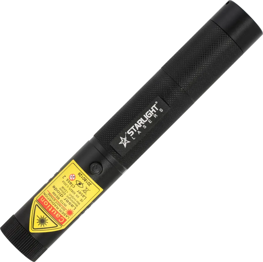 Oplaadbare rode laserpen R1 Pro in aluminium met veiligheidssleutels