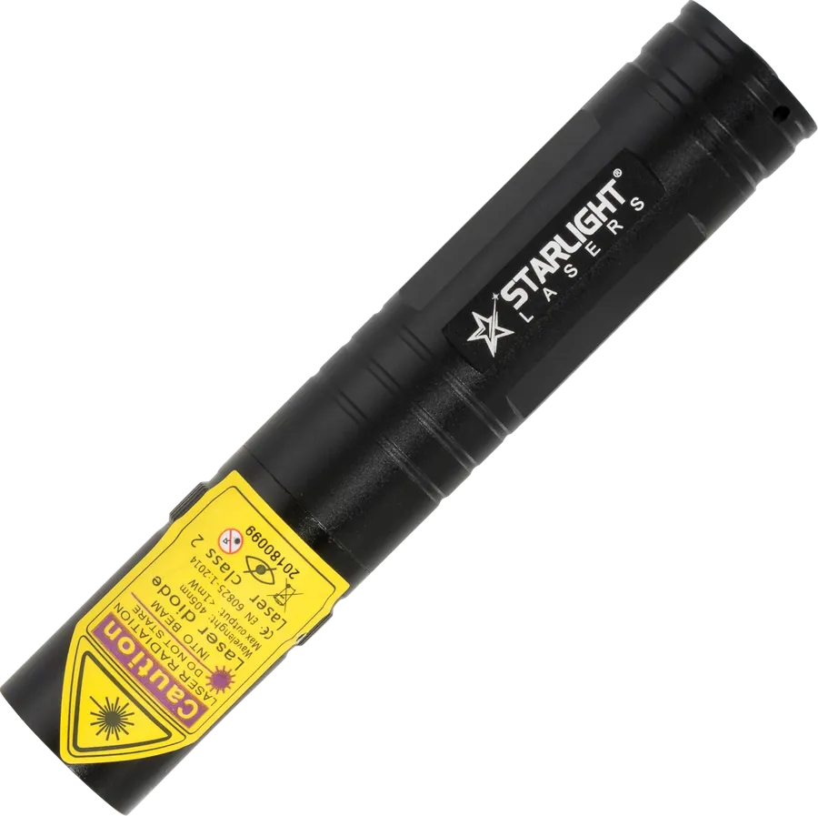 Compacte violette laserpen V2 Pro van 405 nm in aluminium